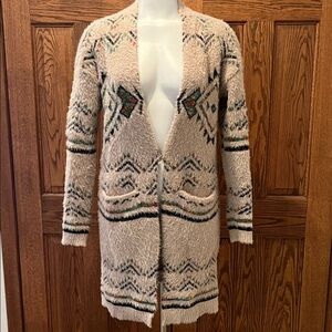 My Michelle vintage southwest design sweater coat M